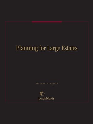cover image of Planning for Large Estates